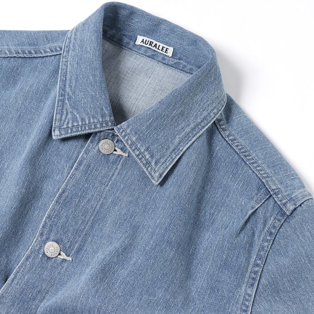 SELVEDGE FADED LIGHT DENIM BLOUSON