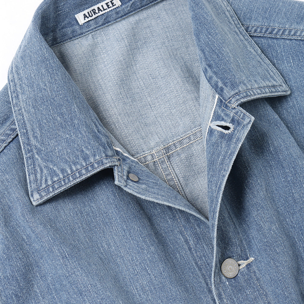 SELVEDGE FADED LIGHT DENIM BLOUSON