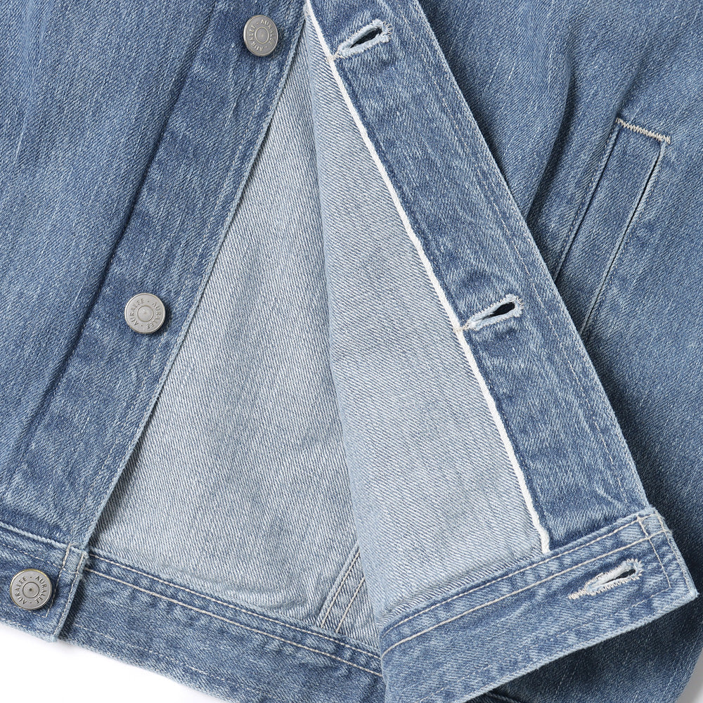 SELVEDGE FADED LIGHT DENIM BLOUSON