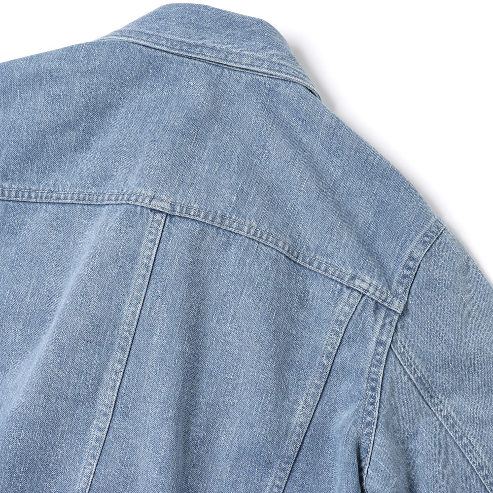 SELVEDGE FADED LIGHT DENIM BLOUSON