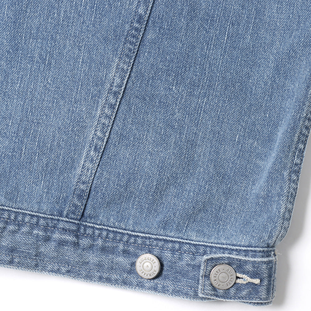 SELVEDGE FADED LIGHT DENIM BLOUSON