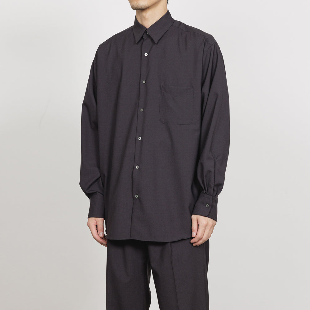 COMFORT FIT SHIRT ORGANIC WOOL 2/80 TROPICAL