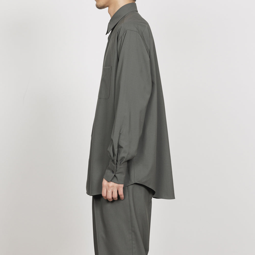 COMFORT FIT SHIRT ORGANIC WOOL 2/80 TROPICAL