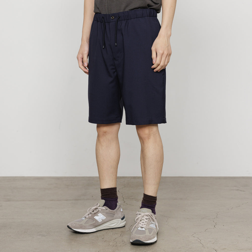 FLAT TAPERED EASY SHORTS ORGANIC WOOL 2/80 TROPICAL