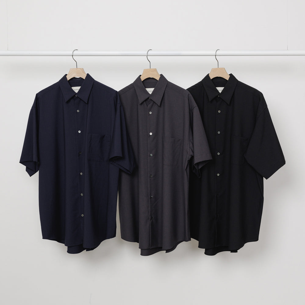 COMFORT FIT SHIRTS S/S ORGANIC WOOL 2/80 TROPICAL