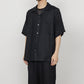 OPEN COLLAR S/S SHIRT HEMP
