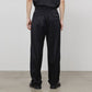 DOUBLE PLEATED WIDE TROUSERS ORGANIC WOOL GABARDINE