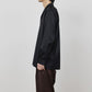ITALIAN COLLAR SHIRT ORGANIC WOOL GABARDINE