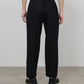 FLAT TAPERED EASY TROUSERS ORGANIC COTTON GABARDINE