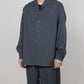 ITALIAN OPEN COLLAR SHIRT ORGANIC WOOL VIYELLA