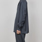ITALIAN OPEN COLLAR SHIRT ORGANIC WOOL VIYELLA