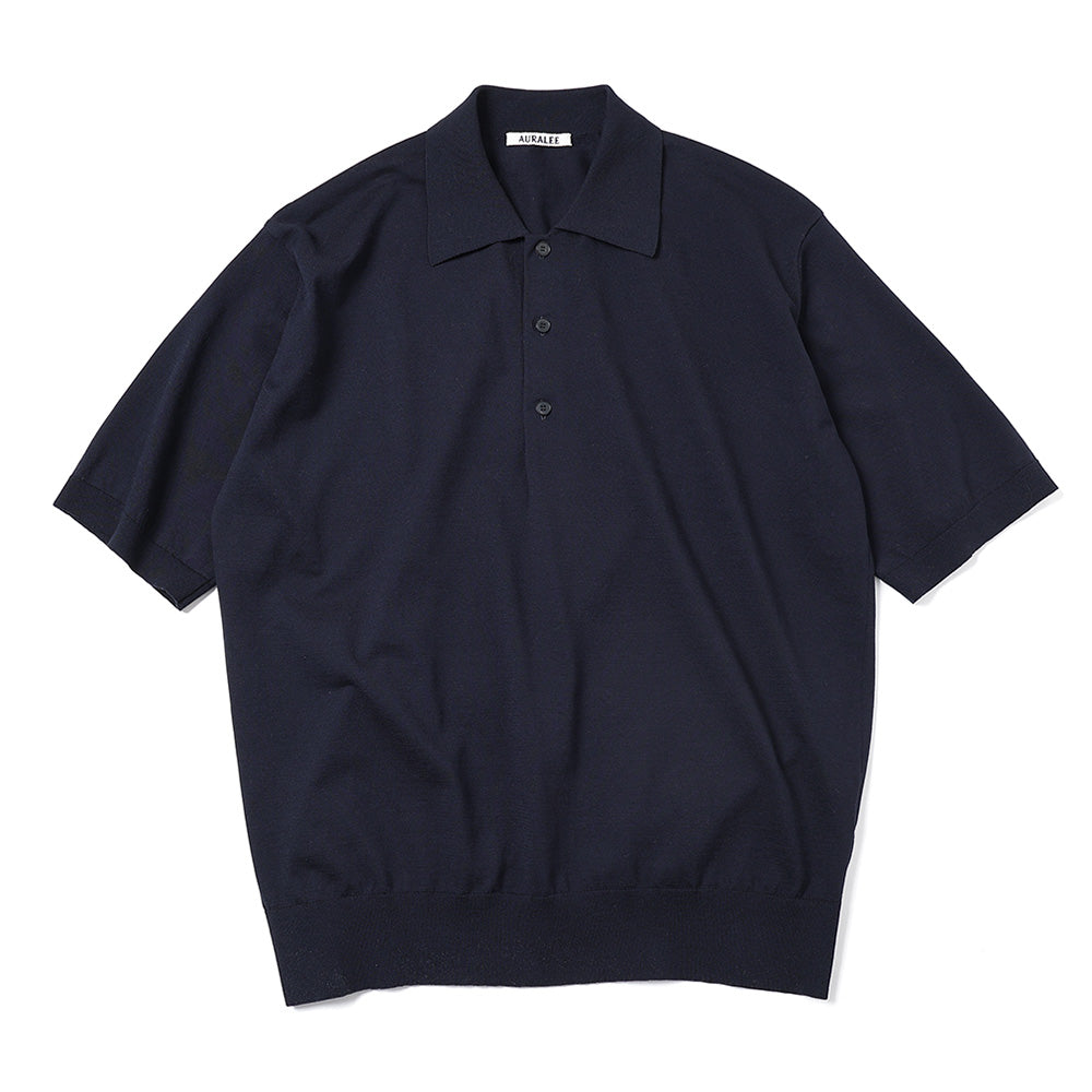 SUPER HIGH GAUGE COTTON KNIT POLO