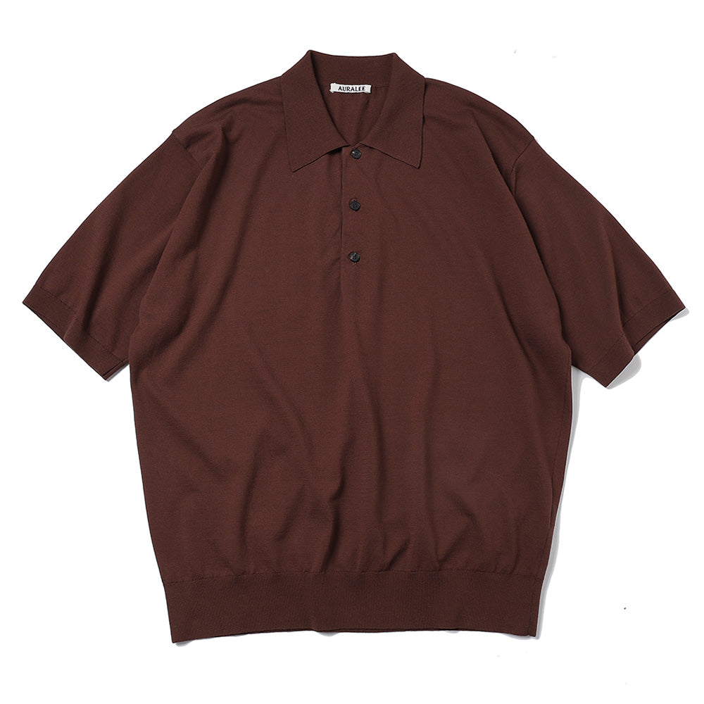 SUPER HIGH GAUGE COTTON KNIT POLO