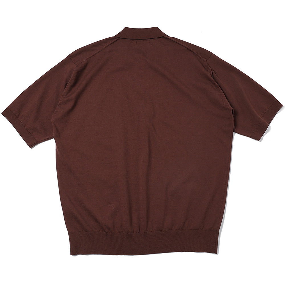 SUPER HIGH GAUGE COTTON KNIT POLO