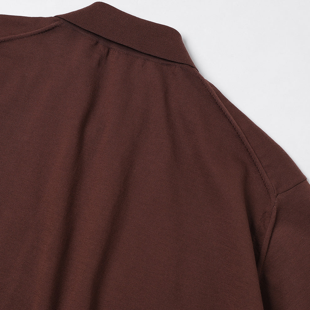 SUPER HIGH GAUGE COTTON KNIT POLO