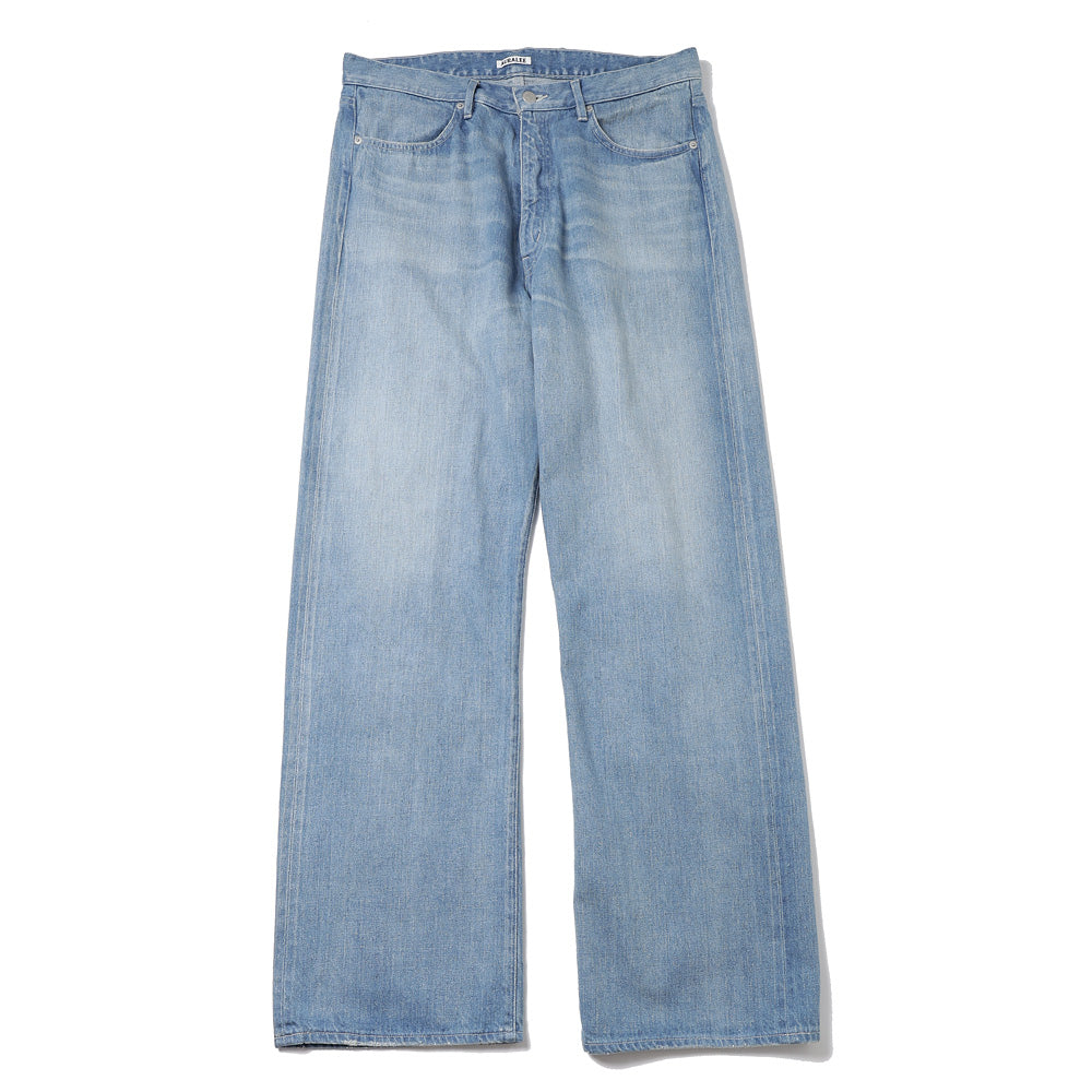 SELVEDGE FADED LIGHT DENIM PANTS