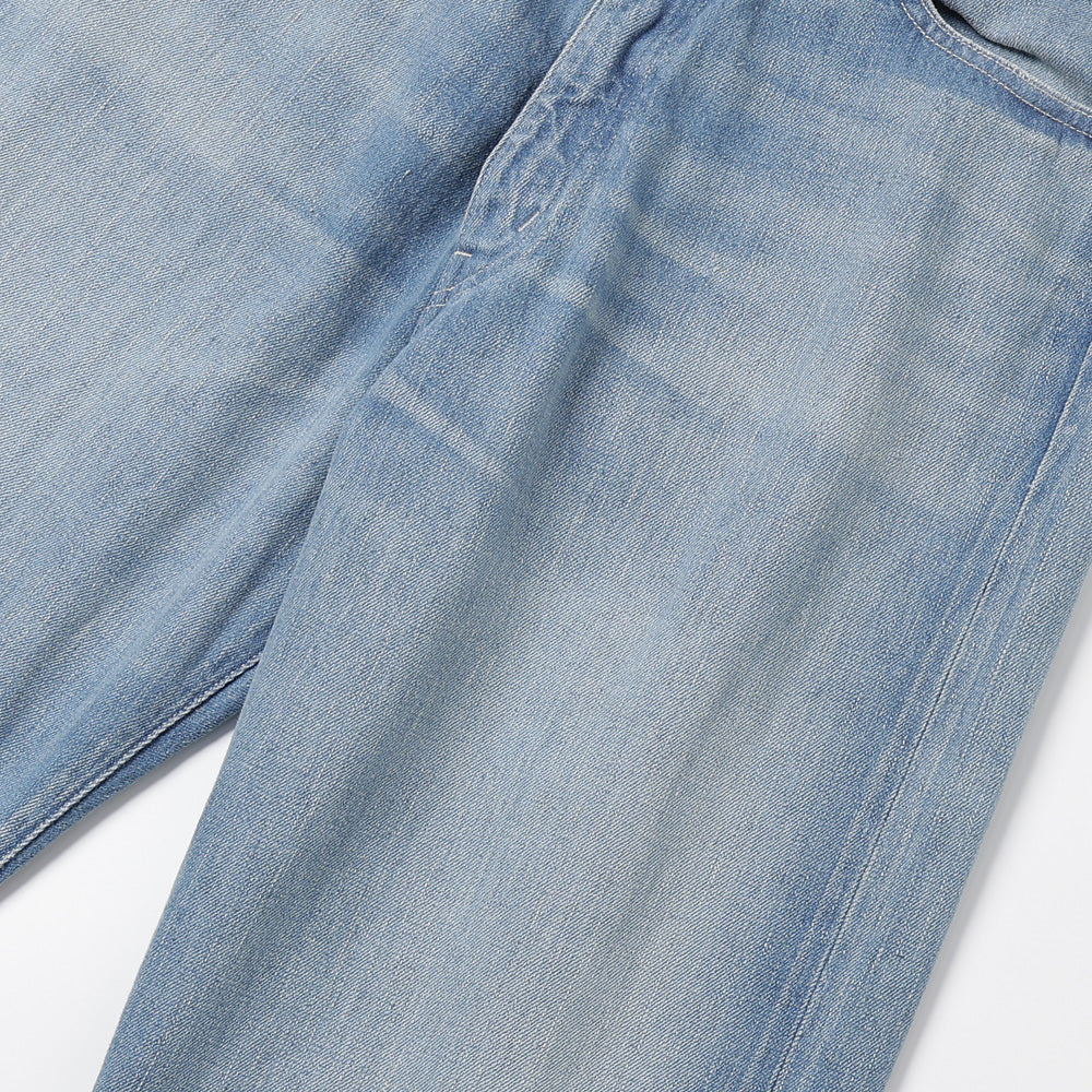 SELVEDGE FADED LIGHT DENIM PANTS