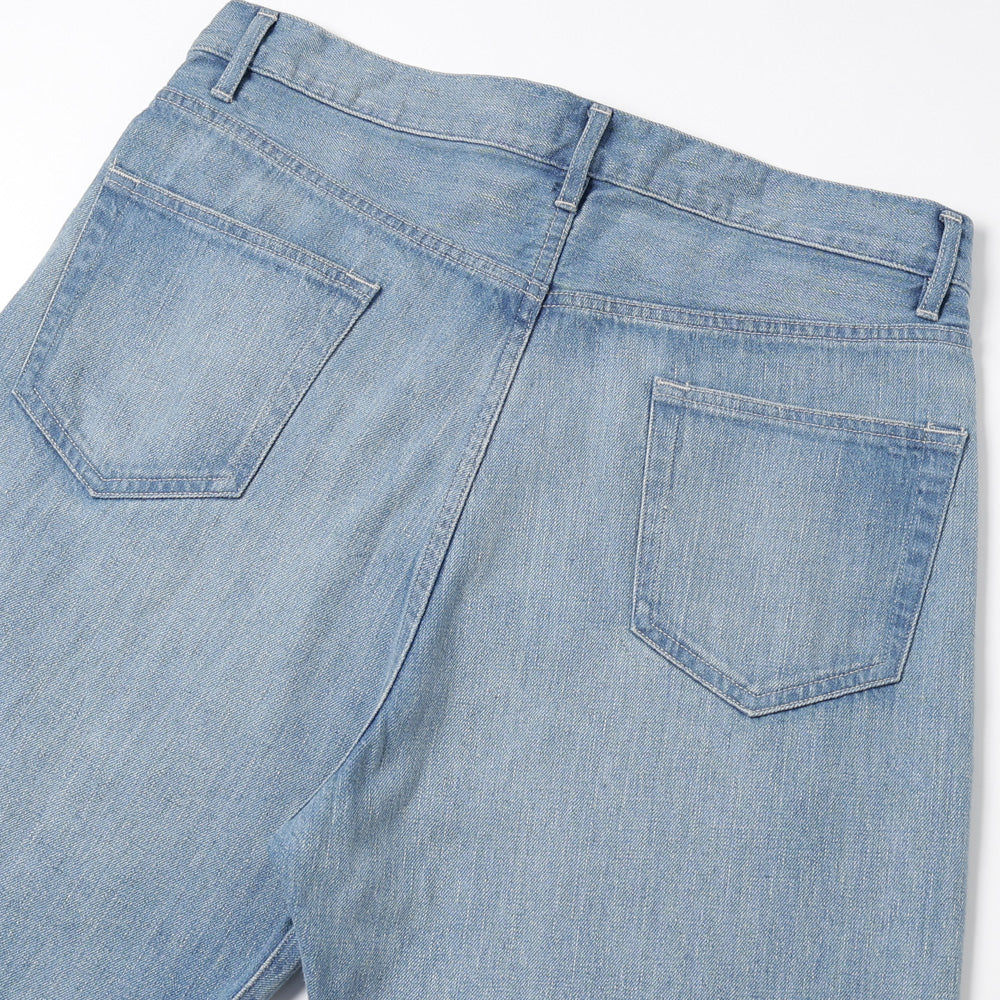 SELVEDGE FADED LIGHT DENIM PANTS