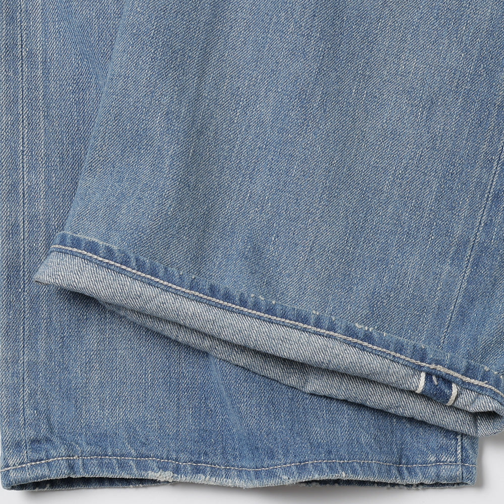 SELVEDGE FADED LIGHT DENIM PANTS
