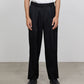DOUBLE PLEATED SEMI EASY TROUSERS POLWARTH HARD TWILL