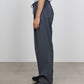 DOUBLE PLEATED EASY TROUSERS ORGANIC WOOL 2/80 TROPICAL