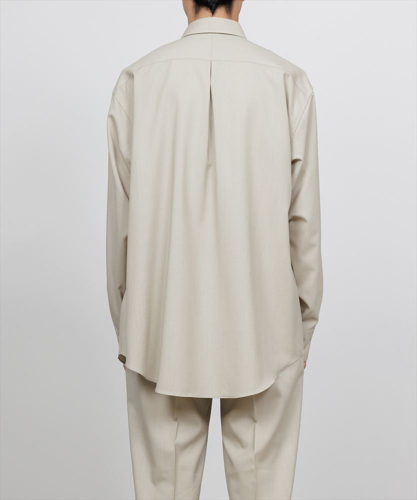 MARKAWARE(マーカウェア) - COMFORT FIT SHIRT ORGANIC WOOL 2/80