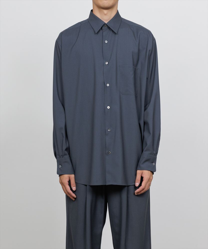 MARKAWARE - COMFORT FIT SHIRT ORGANIC WOOL 2/80 TROPICAL (A26A