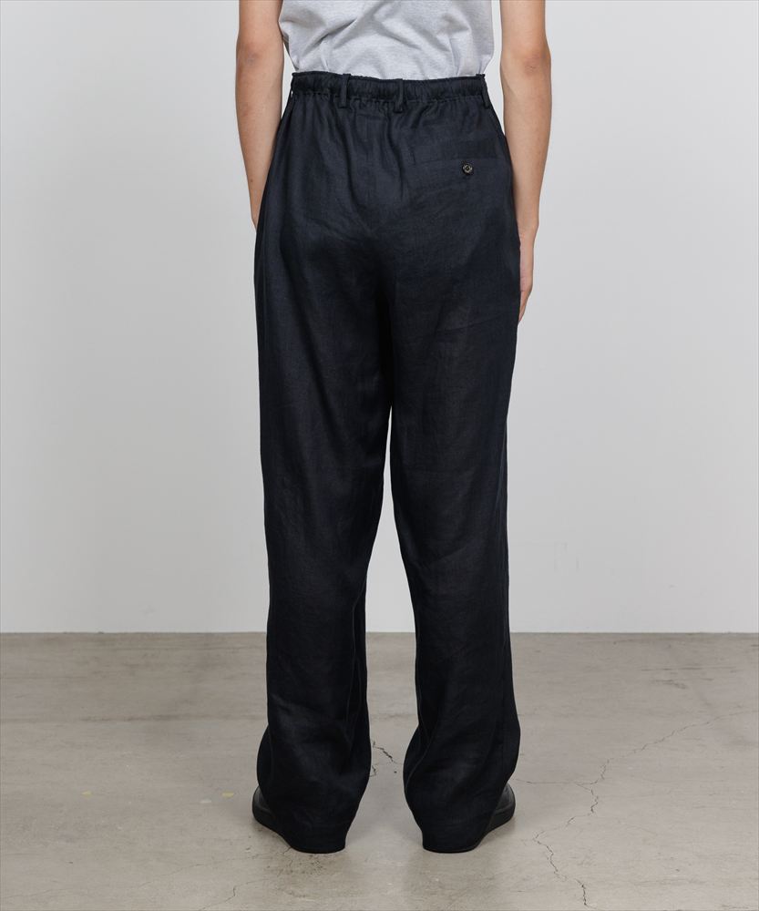 DOUBLE PLEATED EASY TROUSERS HEMP