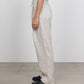 DOUBLE PLEATED EASY TROUSERS HEMP
