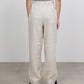 DOUBLE PLEATED EASY TROUSERS HEMP
