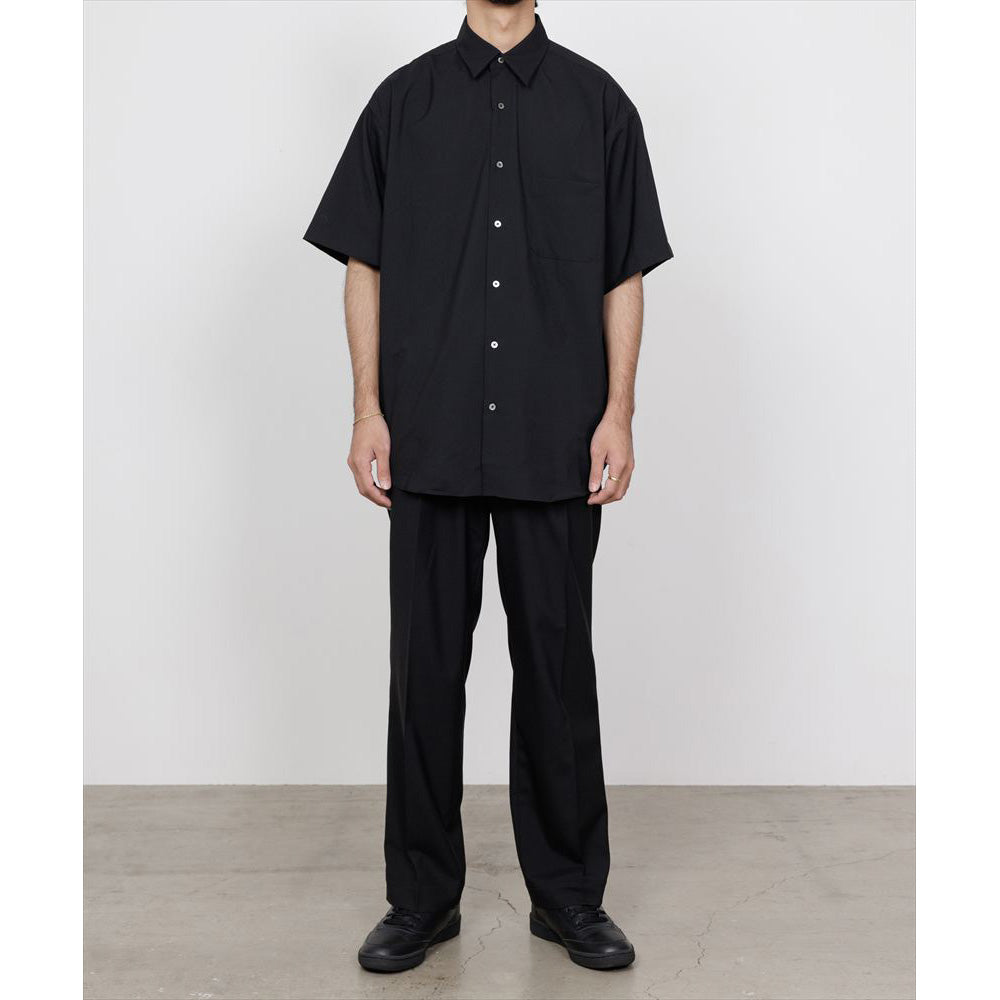 COMFORT FIT SHIRTS S/S ORGANIC WOOL 2/80 TROPICAL
