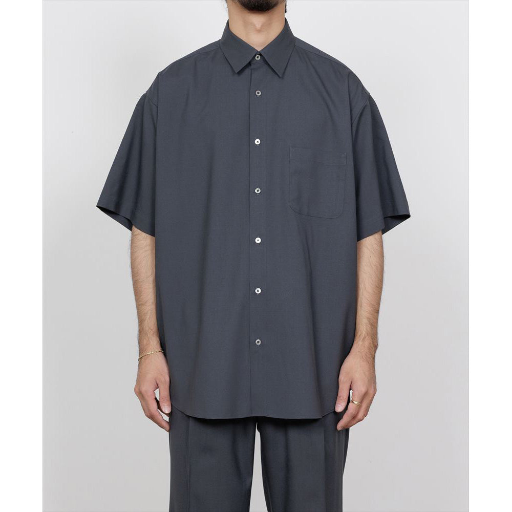 COMFORT FIT SHIRTS S/S ORGANIC WOOL 2/80 TROPICAL