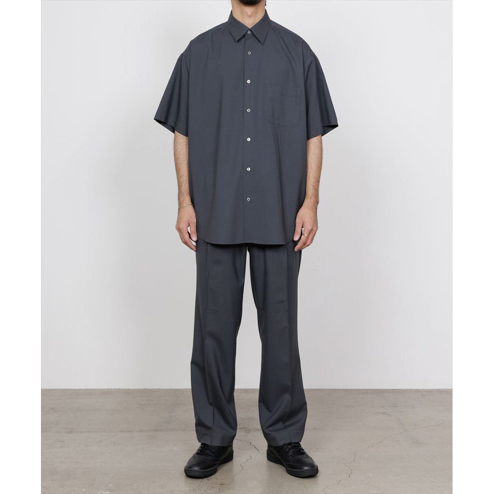 COMFORT FIT SHIRTS S/S ORGANIC WOOL 2/80 TROPICAL