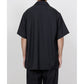 ITALIAN OPEN COLLAR S/S SHIRT ORGANIC WOOL 2/80 TROPICAL