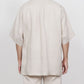 OPEN COLLAR S/S SHIRT HEMP