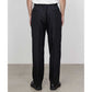 FLAT TAPERED TROUSERS ORGANIC WOOL HEMP TROPICAL