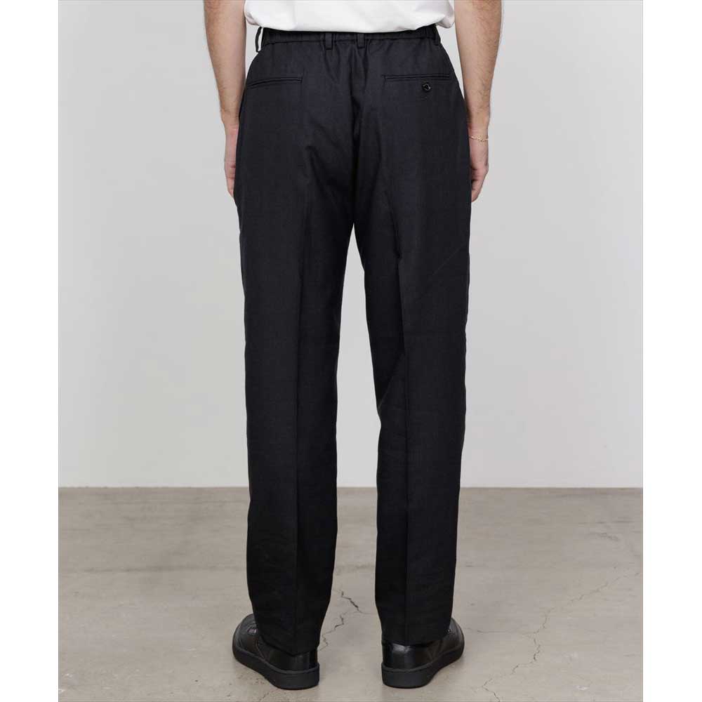 FLAT TAPERED TROUSERS ORGANIC WOOL HEMP TROPICAL
