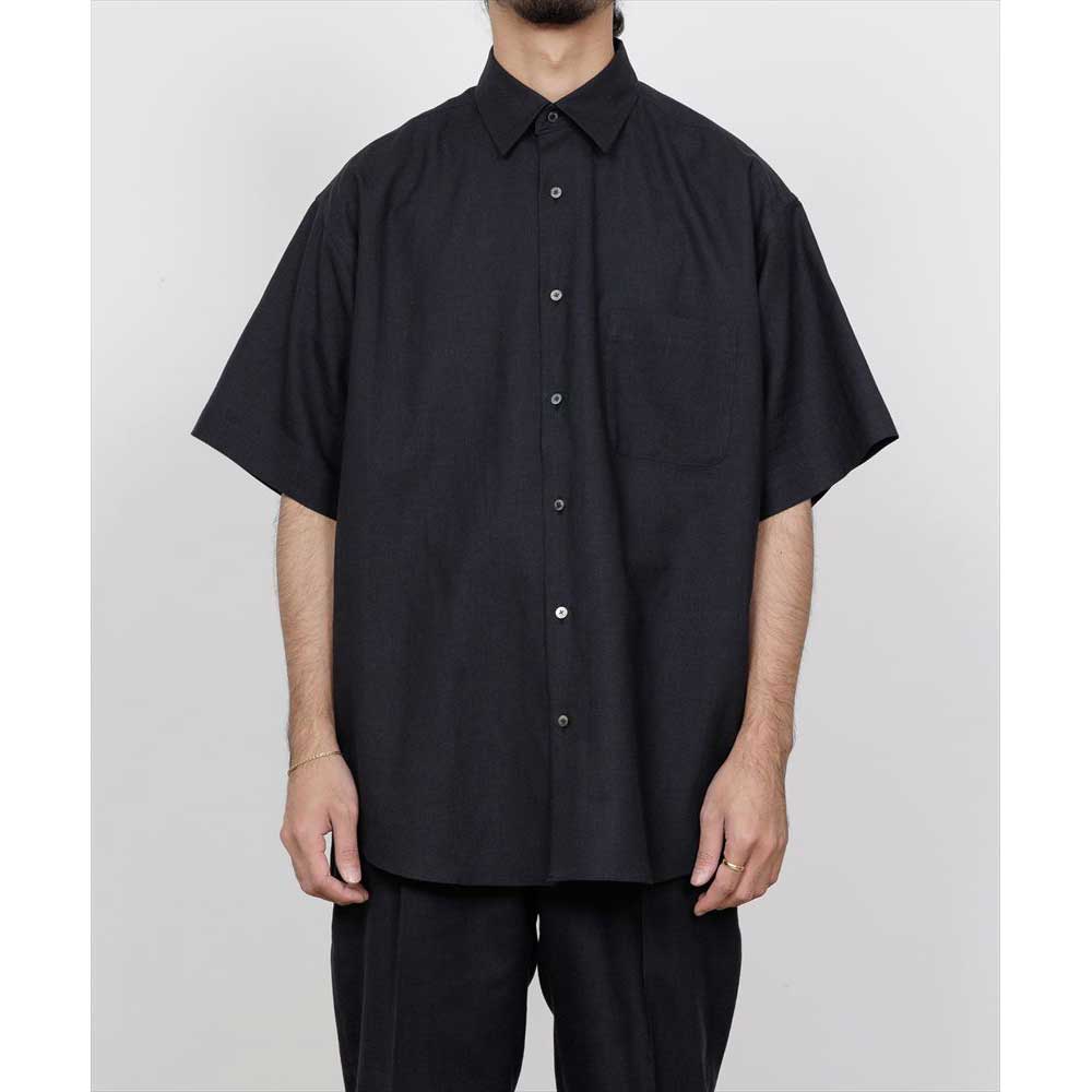 MARKAWARE - COMFORT FIT SHIRTS S/S ORGANIC WOOL 2/80 TROPICAL