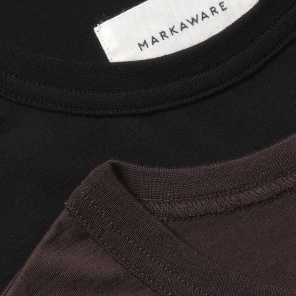 RELAXED FIT L/S TEE SUPER160s WOOL WASHABLE