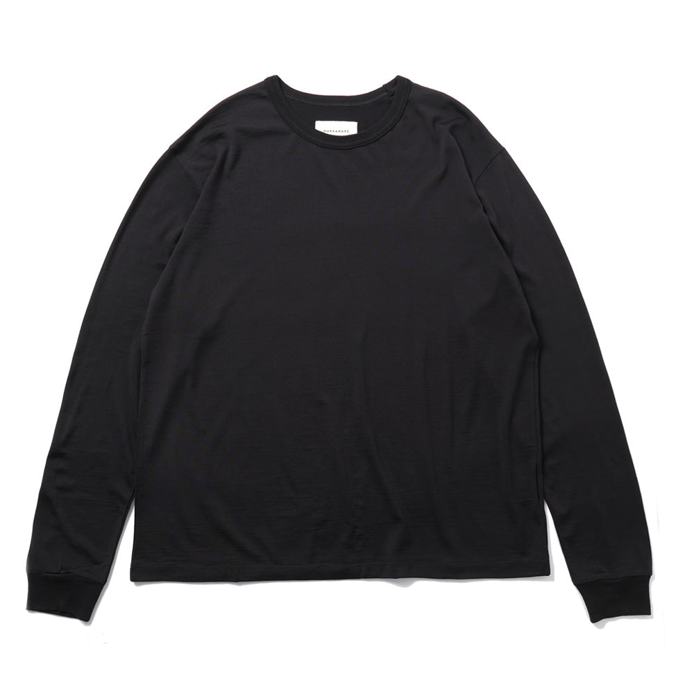RELAXED FIT L/S TEE SUPER160s WOOL WASHABLE