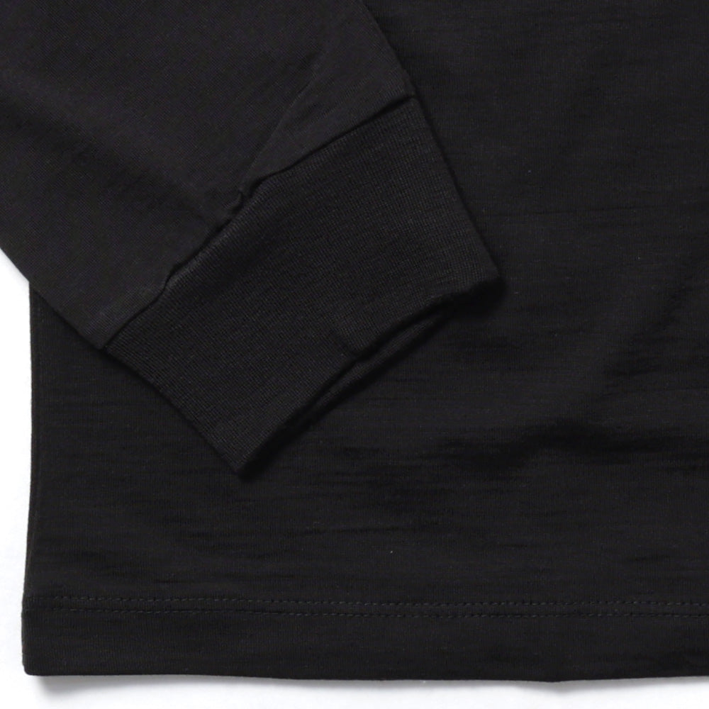 RELAXED FIT L/S TEE SUPER160s WOOL WASHABLE