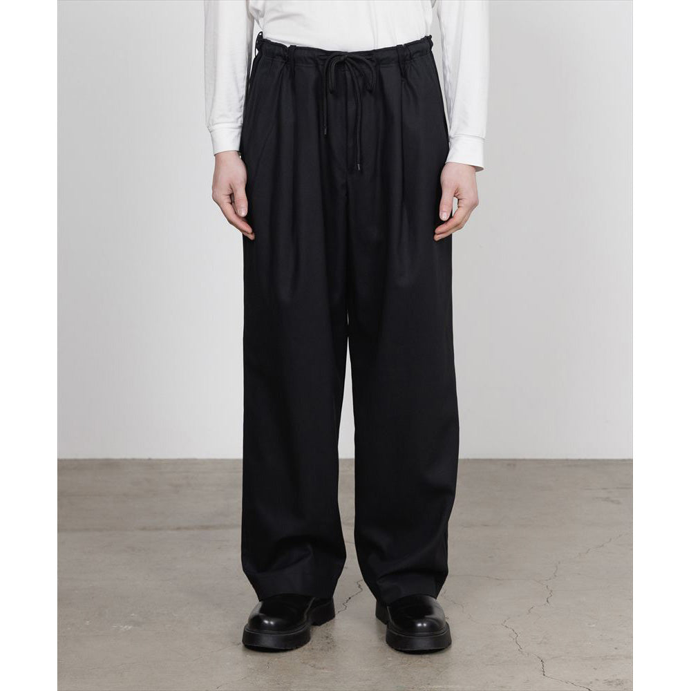 DOUBLE PLEATED EASY TROUSERS ORGANIC COTTON SURVIVAL CLOTH