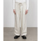 DOUBLE PLEATED EASY TROUSERS ORGANIC COTTON SURVIVAL CLOTH