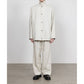 DOUBLE PLEATED EASY TROUSERS ORGANIC COTTON SURVIVAL CLOTH