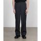 DOUBLE PLEATED SEMI EASY TROUSERS ORGANIC WOOL SURVIVAL CLOTH