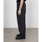 DOUBLE PLEATED SEMI EASY TROUSERS ORGANIC WOOL SURVIVAL CLOTH
