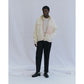 DOUBLE PLEATED SEMI EASY TROUSERS ORGANIC WOOL SURVIVAL CLOTH