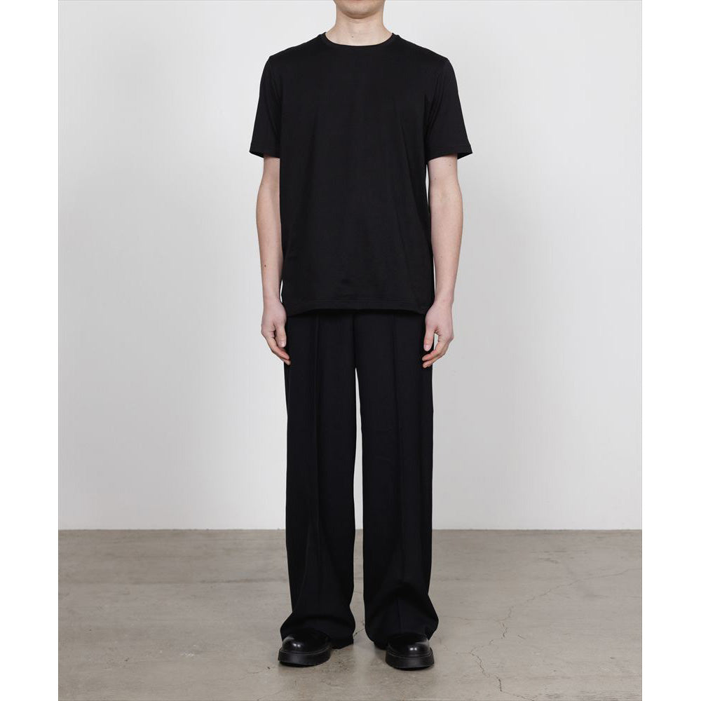 FLAT FRONT WIDE TROUSERS ORGANIC WOOL SURVIVAL CLOTH