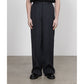 FLAT FRONT WIDE TROUSERS ORGANIC WOOL SURVIVAL CLOTH