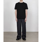 FLAT FRONT WIDE TROUSERS ORGANIC WOOL SURVIVAL CLOTH